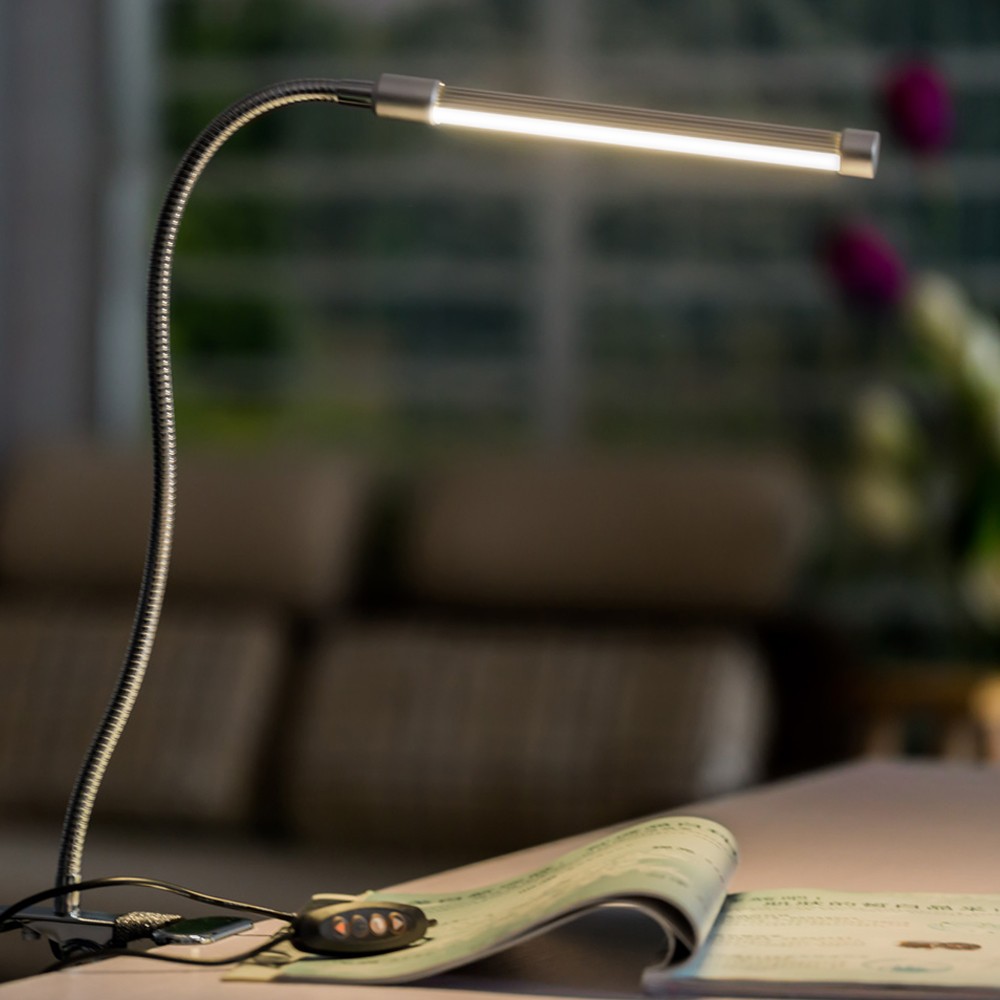 36LED Clip Bureaulamp Flexibele Hoek Verstelbare Licht Aluminium Arm Flexibele Arm Licht Focus Verstelbare