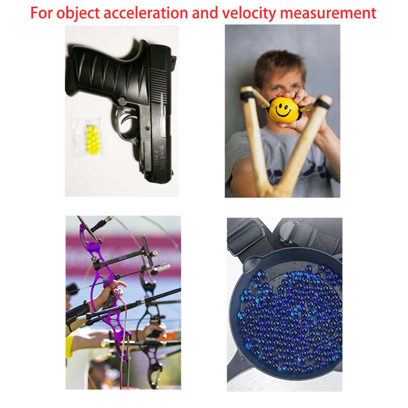Speed Measuring Instrument for Shooting Speed Meter Ball Velocity Energy Measurement Shooting Chronograph Bullet Speed Tester