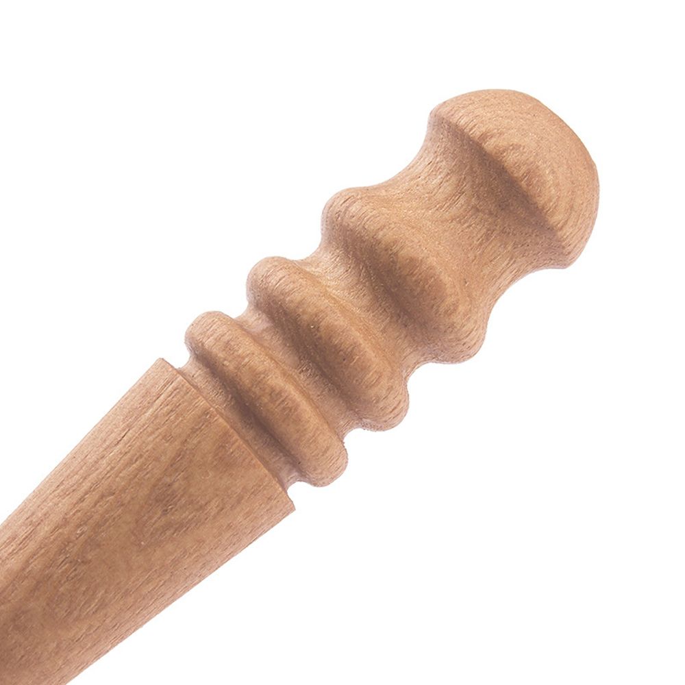 1PC 14*2.5cm Handmade Burnishing Rod Leather Craft Edges Slicker Round Wood DIY Leathercraft Tool