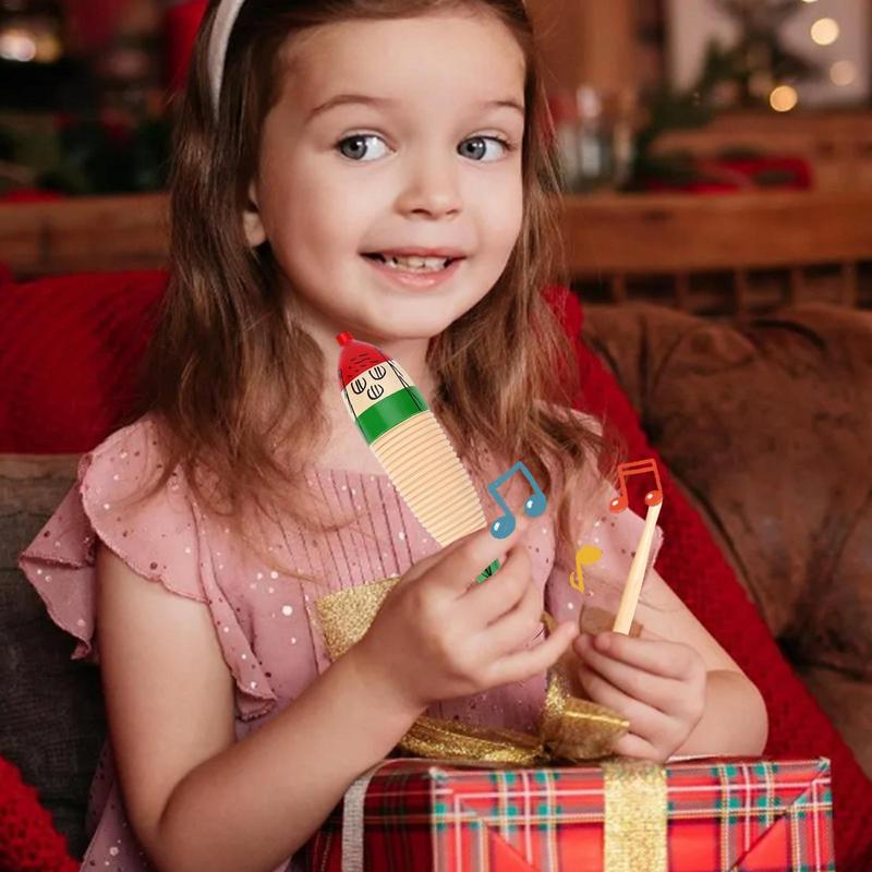 Instrumento de percusión de Guiro de madera, Juguete musical de mano con raspador, forma de pez