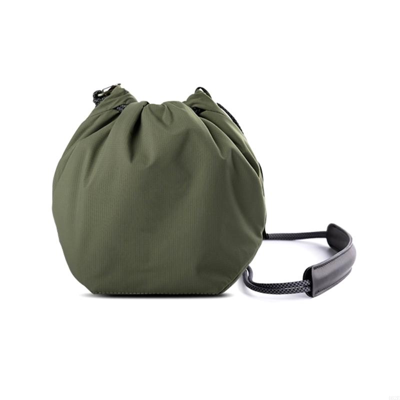 462E Camera Bag Camera Case Waterproof Camera Bag Camera Drawstring Shoulder Bag Soft: green