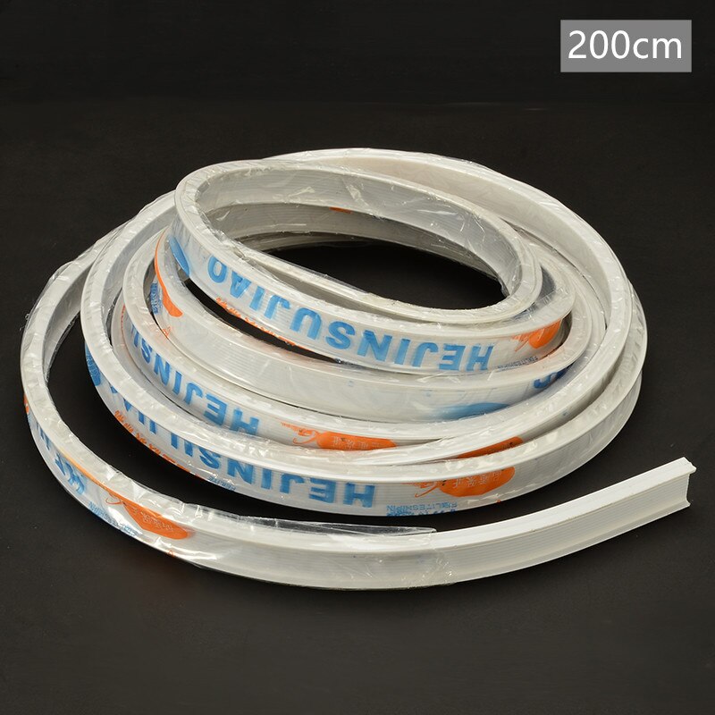 Flexible assembly of ceiling curtain rail straight sliding window balcony decoration curtain upper accessories/side frames: Side mounting- 200cm