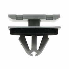 50pcs Rivets​ Rocker Panel Moulding Exterior Trim Nylon Black And Gray