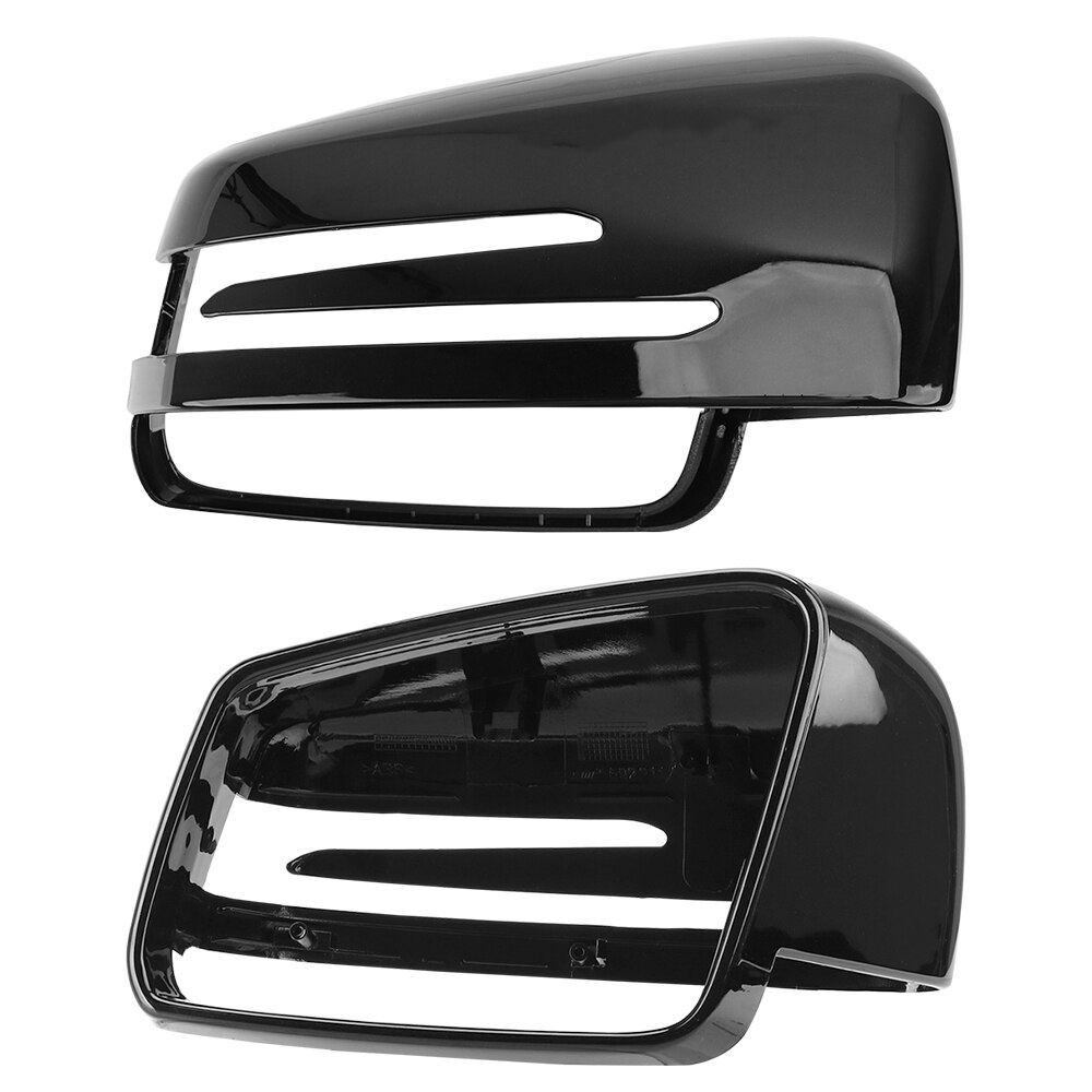 Voor Mercedes-Benz C-Klasse W176 W246 W204 W212 W221 Cls X156 C117 Auto Links/Rechts Vleugel spiegel Achteruitkijkspiegel Black Case Cover Behuizing