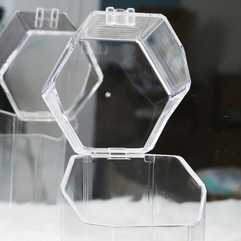 Doorzichtige stofdichte cosmetische make-upkwasten opbergdoos houder bureau organizer transparante cosmetische make-up organizer kwastenhouder