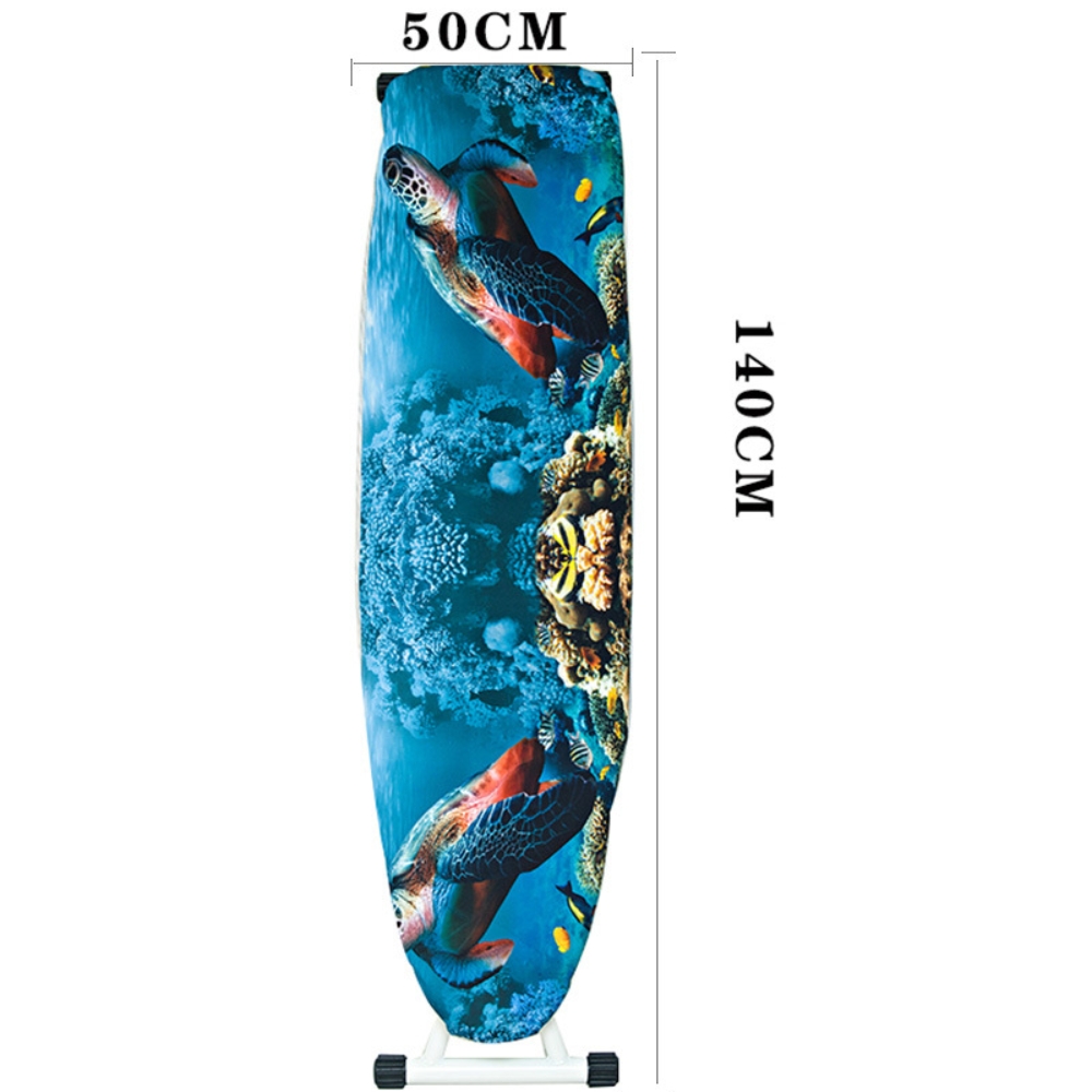 Slitstarkt strykbrädeöverdrag fläckbeständigt tjockt vadderat 140 x 50cm elastiskt strykbrädeöverdrag för tvättartiklar