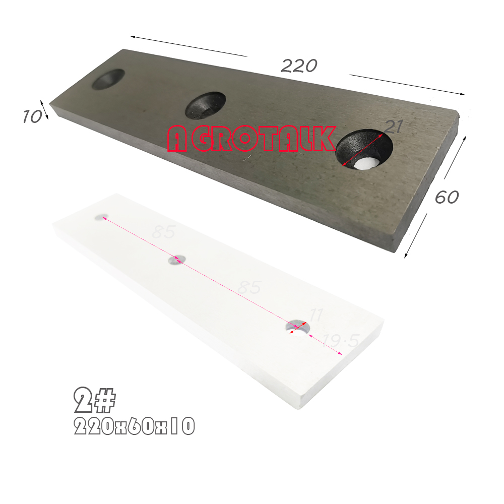 Wood chipper blade , please check the dimensions when start to make the order, have more choices: Red