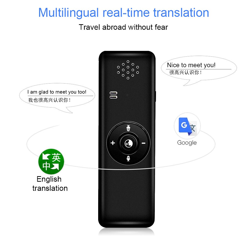 Mini Instant Voice Translator Real Time Voice Multi-Languages Smart Translator Translation Machine V4.2 For Learning Travel