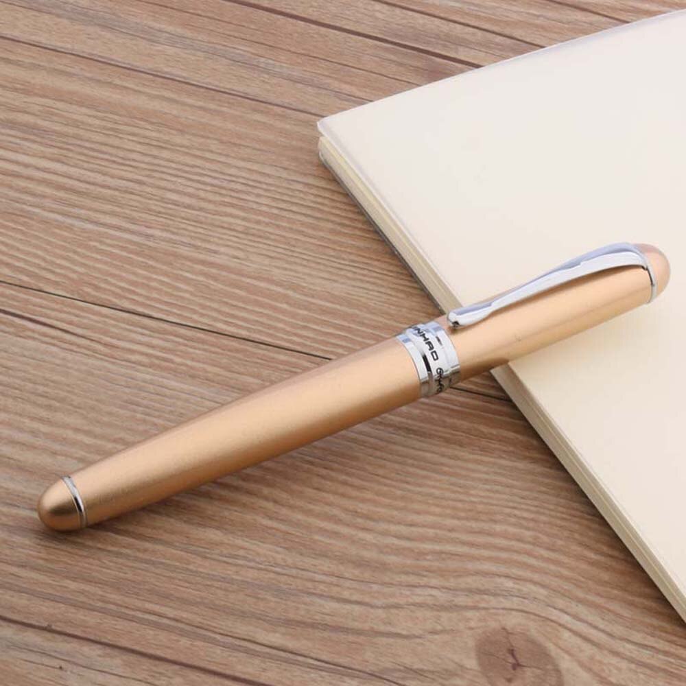 JINHAO 750 zilveren klassieke kantoor METALEN ROSE gouden vulpen: golden