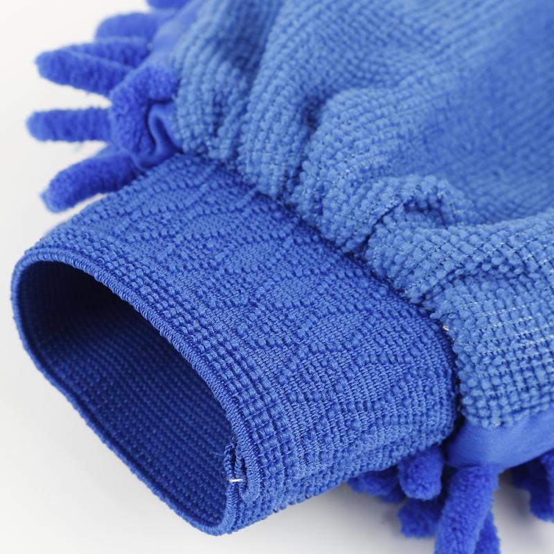 Double Sided Microfiber Washing Hand Gloves Car Window Dust Cleaning Glove Household Cleaning Towel Kitchen Accessories