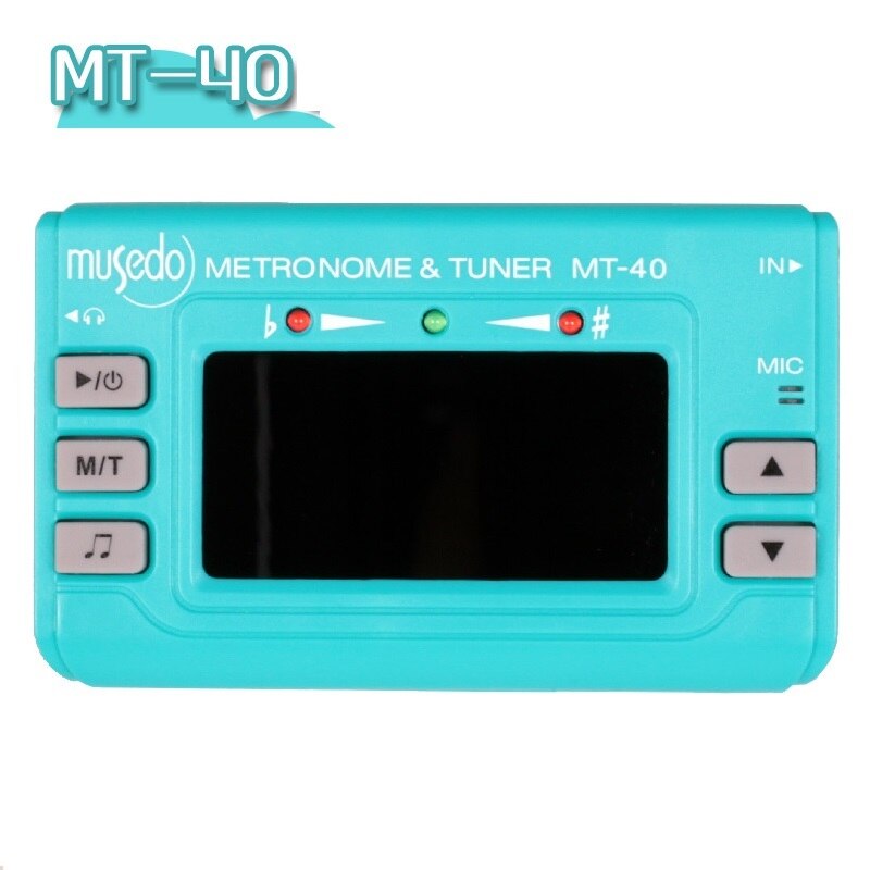 Musedo mt -40 3 in 1 metronoom + tuner + toongenerator gitaar/bas/viool/ukelele