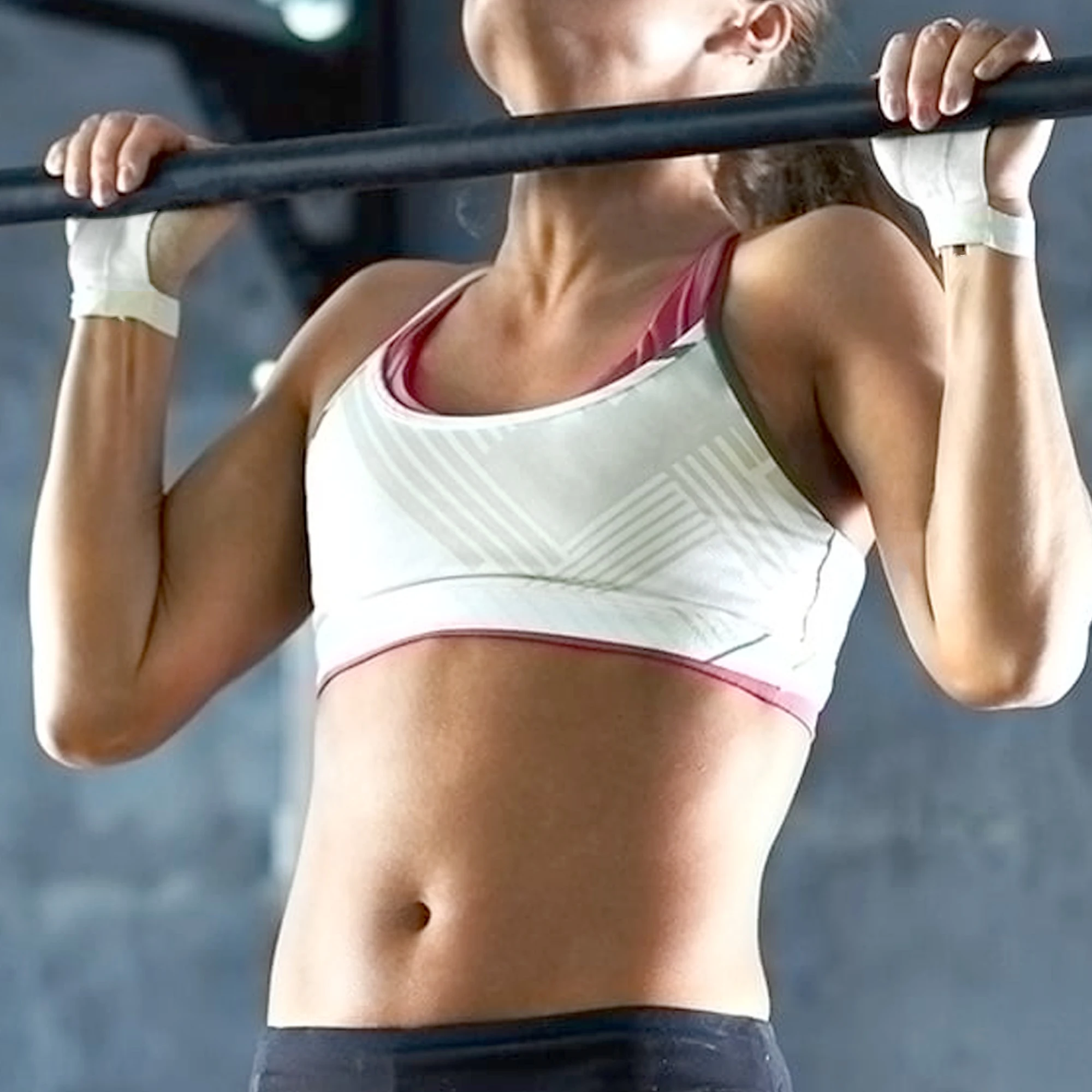 Gants de musculation Crossfit pour gymnastique, poignée en cuir synthétique, protection de la paume pour barre de traction, haltère