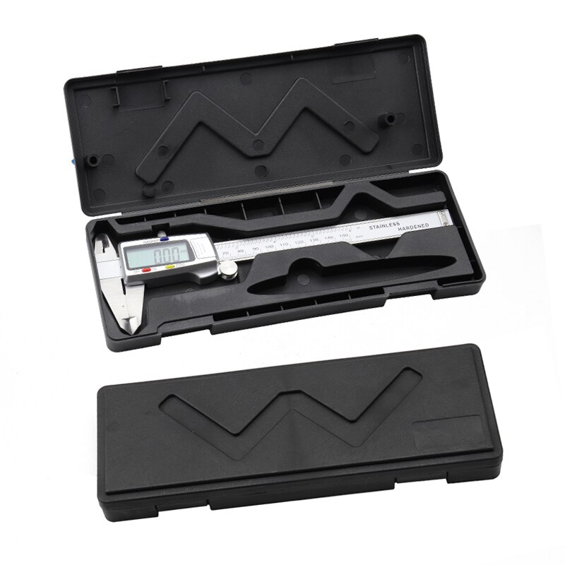 6 inch 150mm stainless steel measuring instrument LCD electronic caliper multifunctional vernier micrometer measuring hand tool