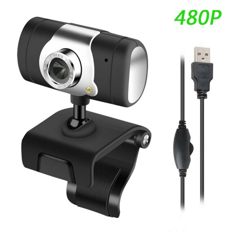 Web Camera For Computer, Webcam Full HD 1080P, USB Web Camera With Microphone, For Online Live Broadcast Conferencing Calling: 480P