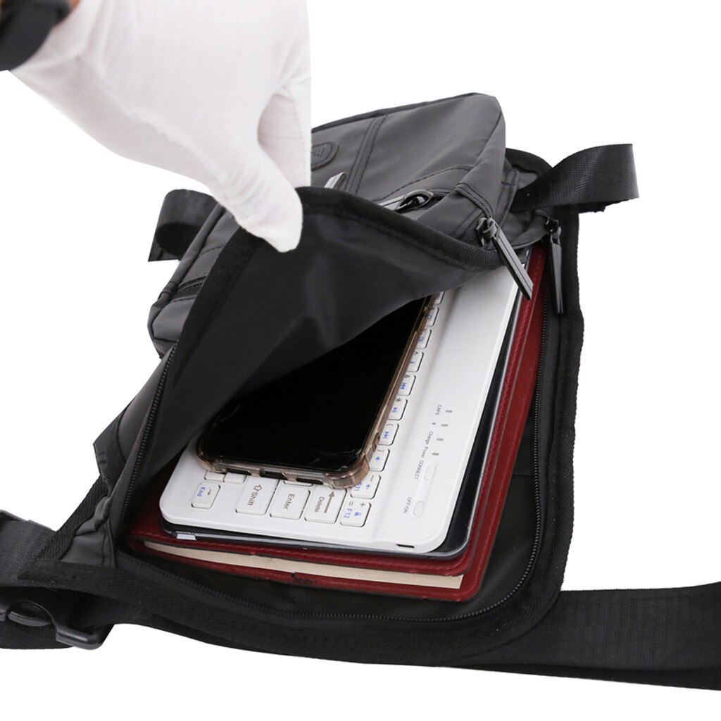 Neue Reiten Bein Tasche Stilvolle Und Multifunktionale Wasserdichte draussen Taille Pack Männer Sport Brust Tasche Schulter Umhängetasche # BL4