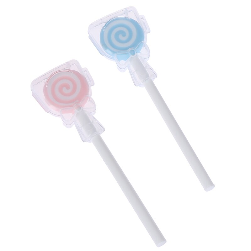 1Pc Lollipop Kindje Tong Borstel Kind Tong Schraper Schoner Babyverzorging Kerst Baby Kids
