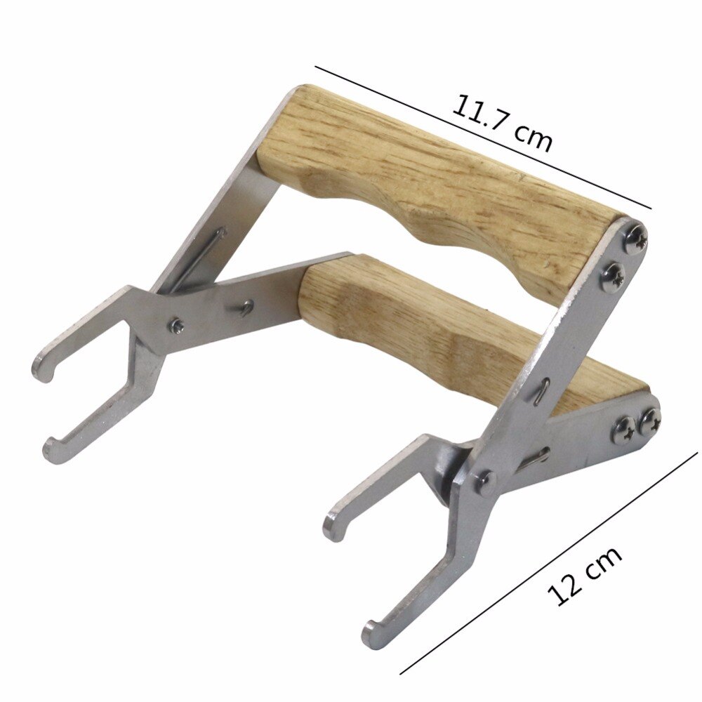 Beehive Metal Clip Bee Tools Queen rearing system Bee Hive Frame Holder Capture Grip Beekeeper Beekeeping Equipment 1 Pc: gray