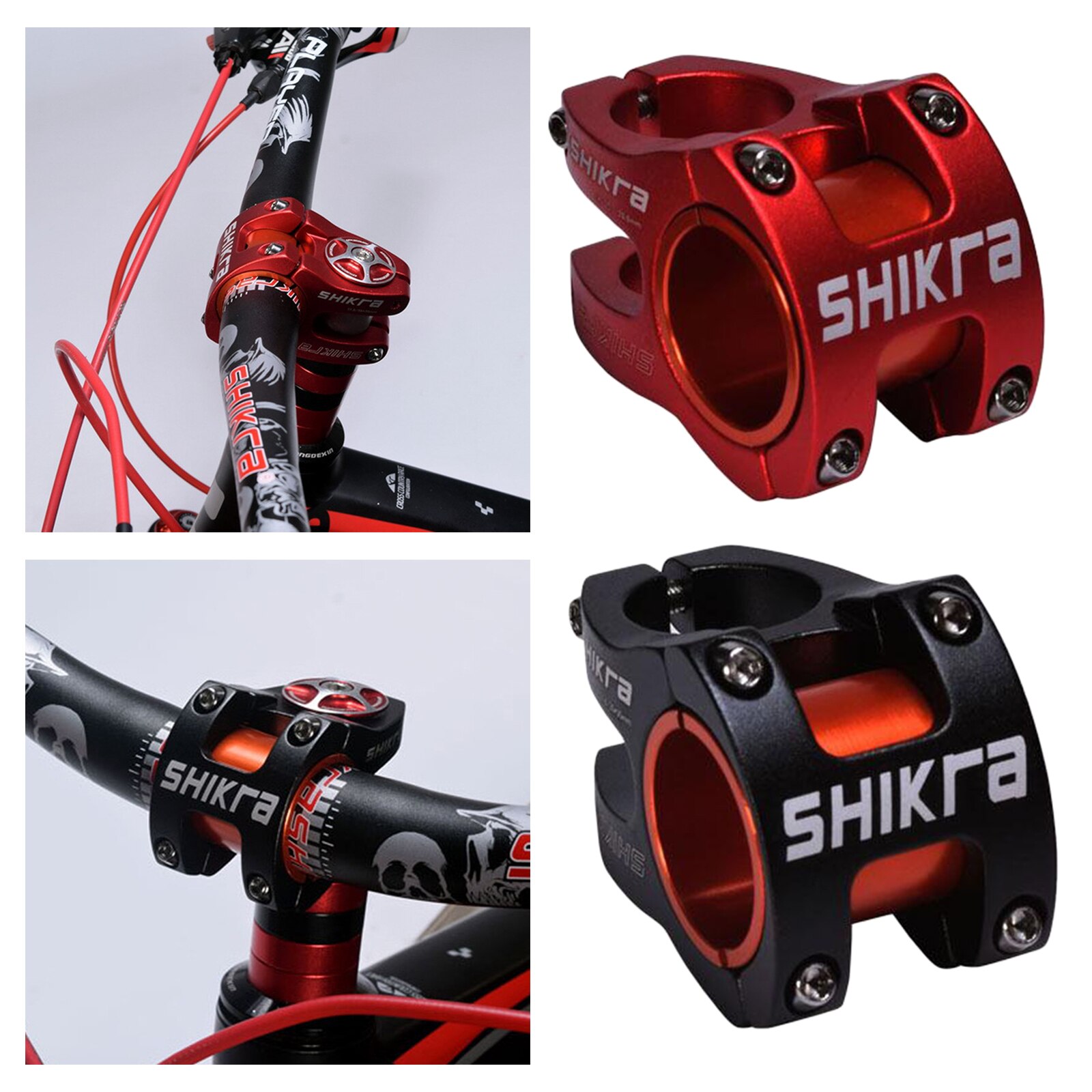 Mtb Stuurpen 31.5Mm 35Mm Bar Klem Licht Sterke Legering Stem Voor Mountainbike Reparatie Onderdelen