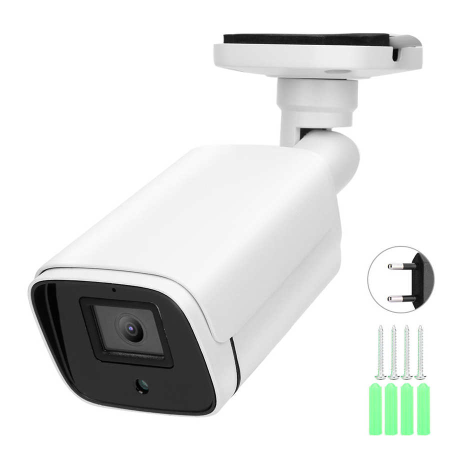 Vandtæt cctv 1080p kamera pir infrarød nat videokamera vandtæt sikkerhedsovervågningssystem  ac100 - 240v kamera: Europæiske regler