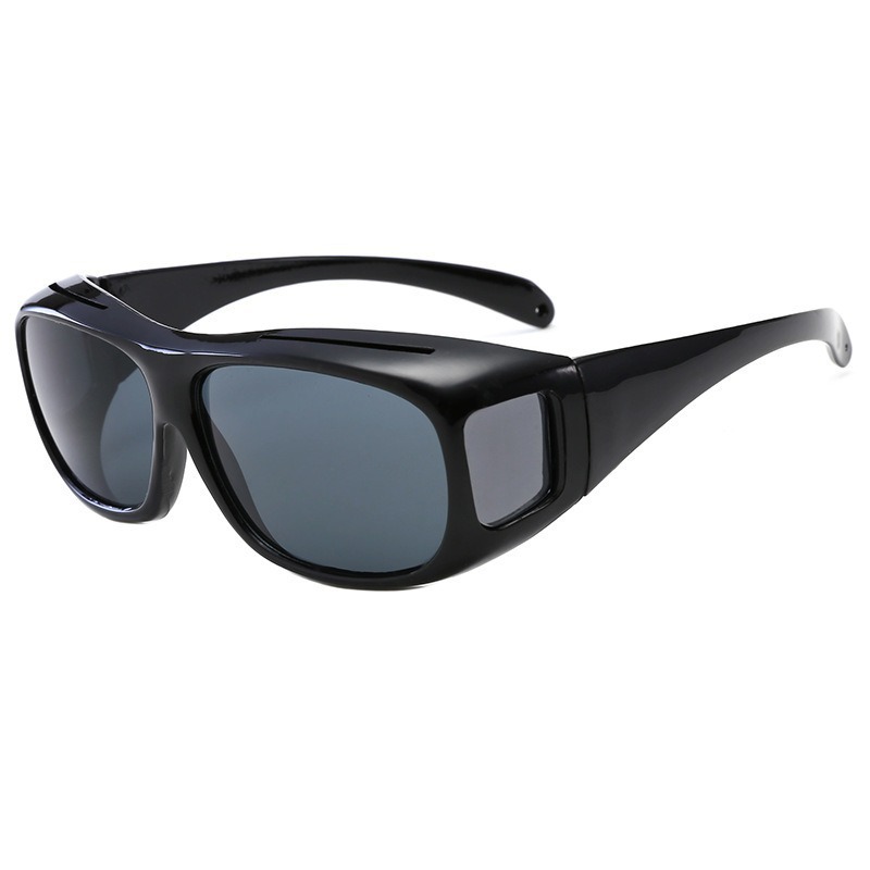 1PC Night Vision Sunglasses Car Night Driving Glasses Driver Goggles Unisex Sun Glasses UV Protection Sunglasses Eyewear: black