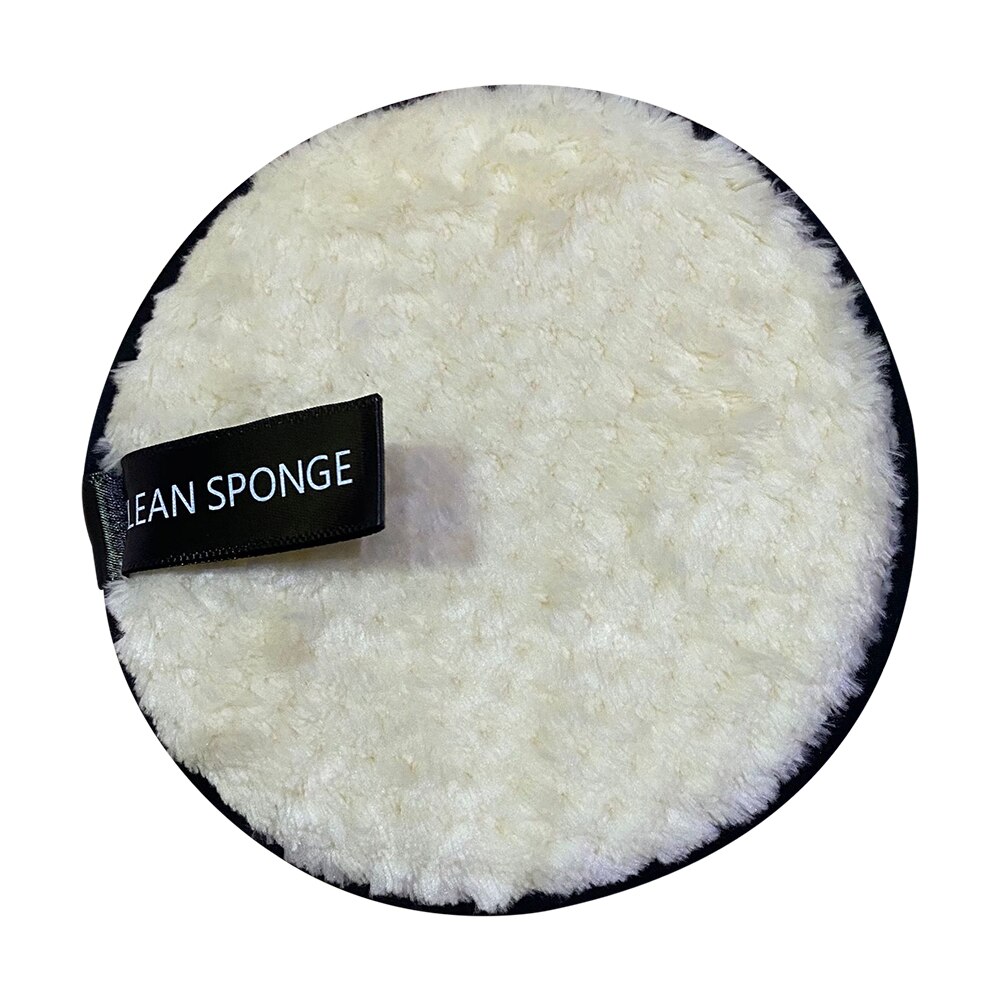 Reusable Makeup Remover Pads Cotton Wipes Microfiber Make Up Removal Sponge Cotton Cleaning Pads Tool: 17