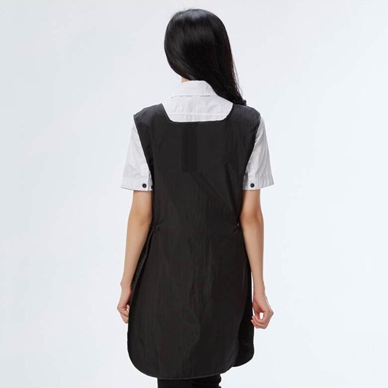 uniforme peluqueria mujer delantal Delantales de cocina para mujer, delantal de trabajo para peluquería, salón de belleza, Spa, corte de pelo, babero, capa de estilismo para el cabello, uniforme de tela de cintura