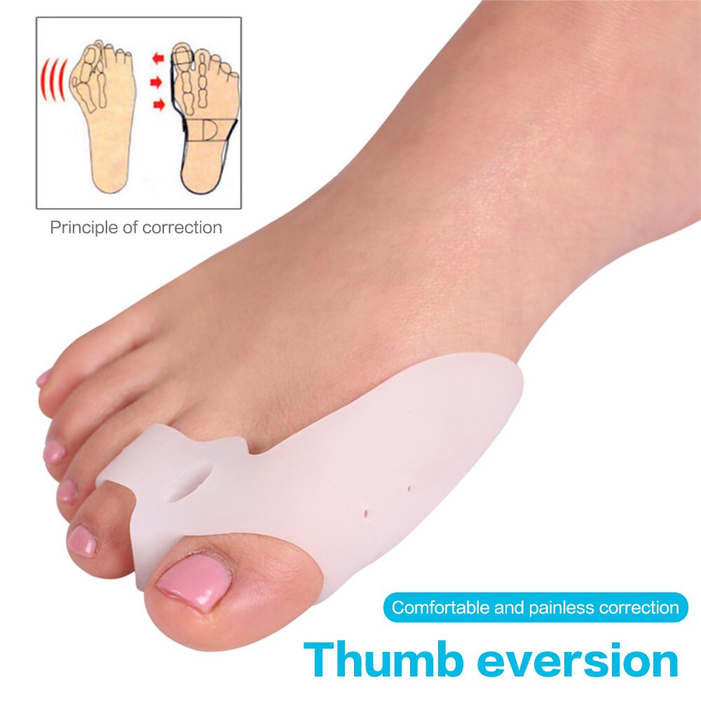 2Pcs Bunion Bigfoot Bot Corrector Teen Separator Juiste Tenen Hallux Valgus Orthese Spalk Orthopedische Voetverzorging Gezondheidszorg