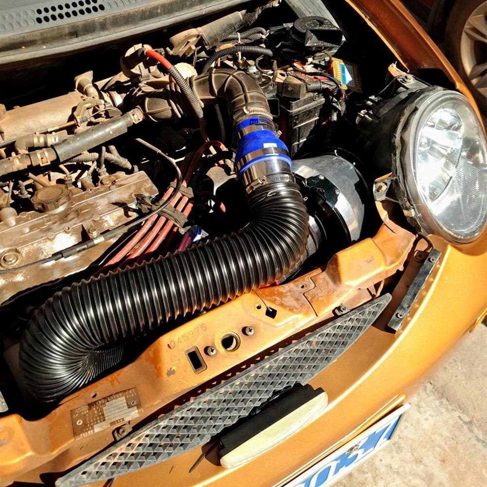 Tubo Di Aspirazione Nero Raccordi Neri Diam.76mm - ACCESSORI FILTRI ARIA - Simoni Racing - 7
