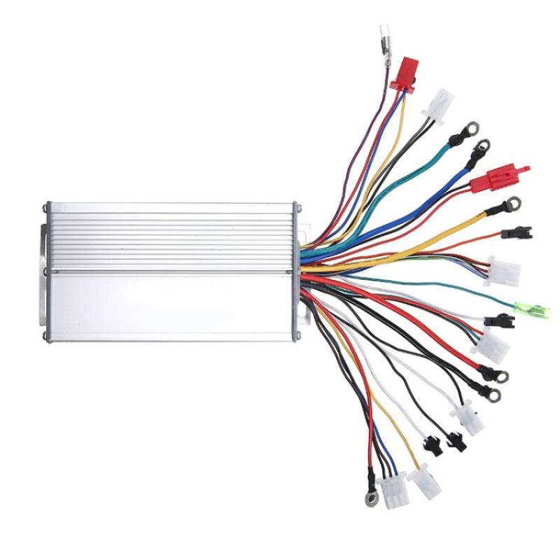 Controlador de velocidad del Motor de CC sin escobillas para bicicleta eléctrica, accesorios para e-bike, Scooter, CC de 48V, 500W, 150x80x40mm