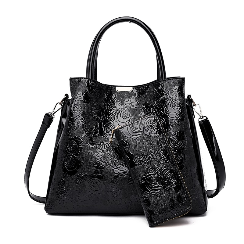 nouvelle de luxe sacs à main femmes sacs concepteur Rose impression sac fourre-tout sacs à bandoulière pour femmes voyage sac à main