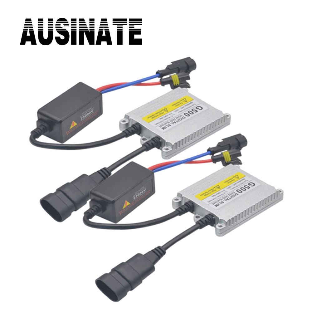 2pcs 55W Digital Slim HID ballast xenon Conversion kit AC G500 car headlight Electronic ballast replacement
