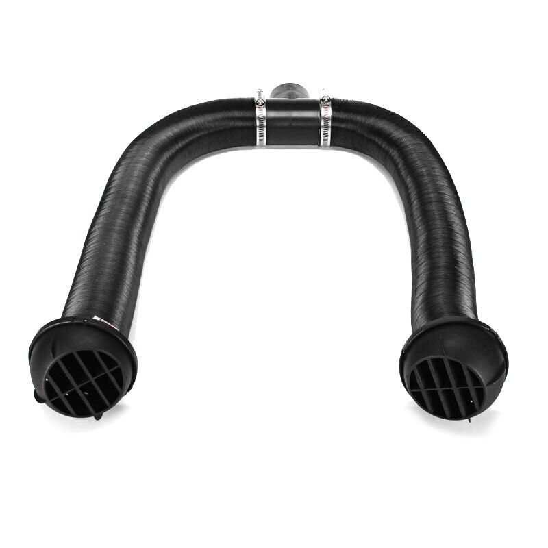 For Webasto Diesel Heater Duct Pipe Heater Pipe Warm Black Accessories Set