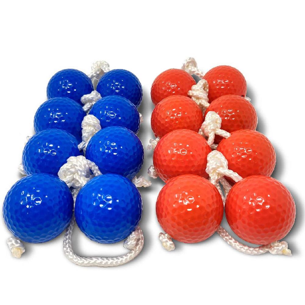 Jeu de balle avec échelle pour adultes et enfants, jeu de Golf à lancer, parfait pour les fêtes et les activités de plein air, 8 pièces