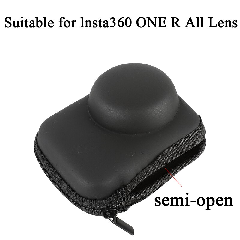 mini veske til insta 360 en r kompatibel Dobbel-linse 360 mod ,4k vidvinkel, leica-linse, linseglassbeskyttelse beskyttelsesboks tilbehør: misligholde tittel