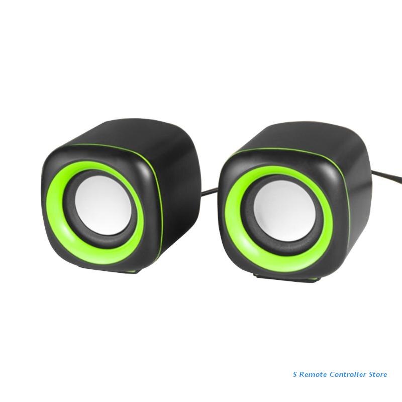 USB Wired Computer Speakers Deep Bass Sound Box Speaker For PC Laptop Powerful Subwoofer Multimedia Loudspeakers