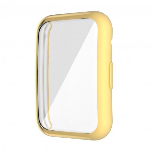 Anti-Kras Full Rand Smart Armband Beschermhoes Cover Voor Huawei Horloge Fit Horloge Accessoire Horloge Beschermhoes Tpu: Rose Golden
