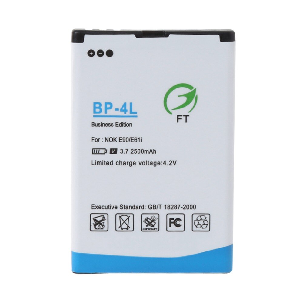 2500mah Batteria Li-ione di Sostituzione BP-4L per 96/112 Della Macchina Fotografica portato Luce video
