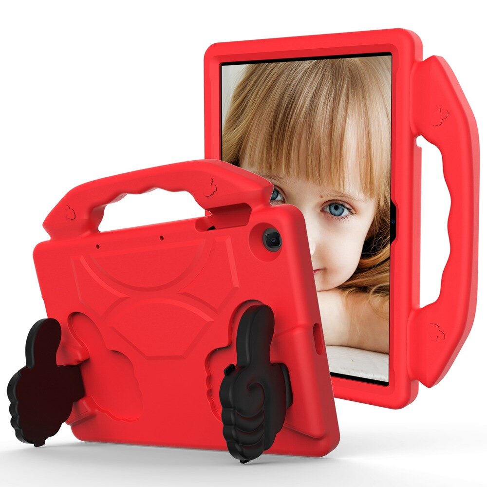 Til huawei matepad  t10 etui til børn giftfri eva tablet cover til hele kroppen til huawei  t10s ags 3-l09 ags 3-w09 etui: Rød