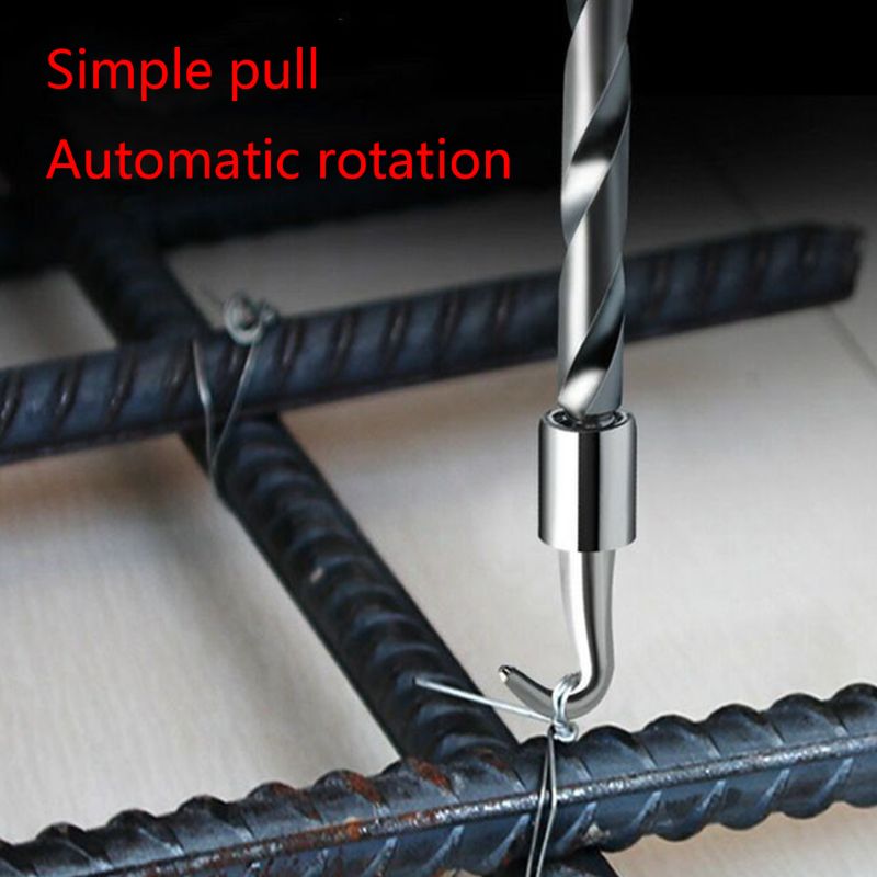 Steel Reinforcement Bar Semi Automatic Retractable Rebar Wire Tied Hook