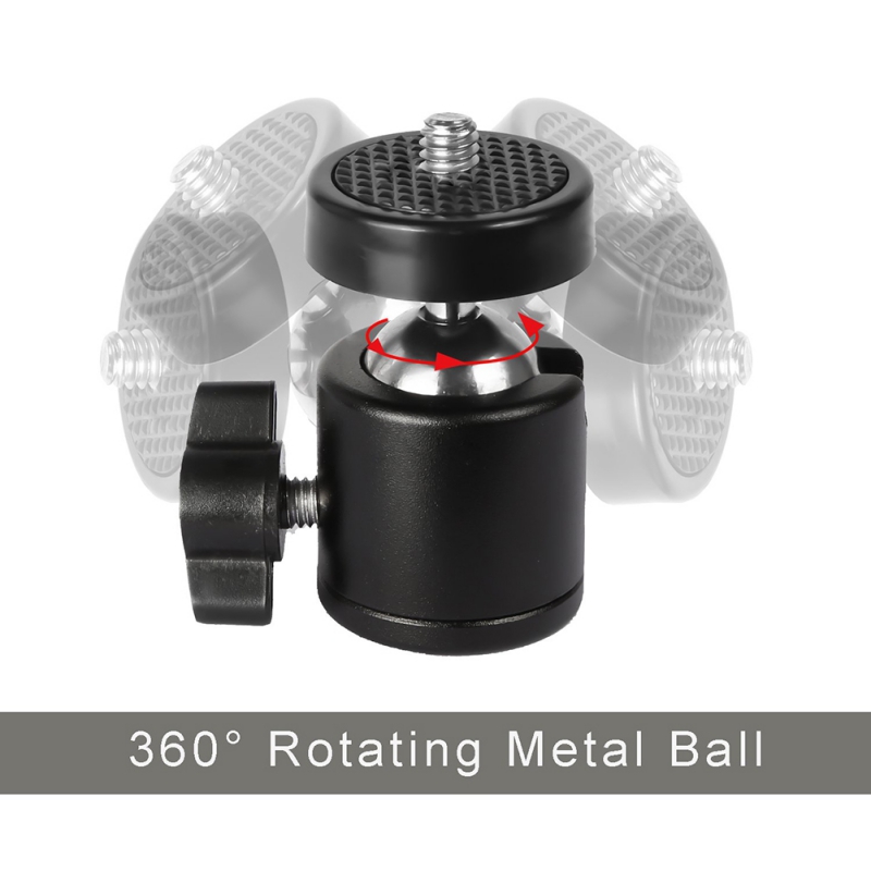 Mini Ball Kopf für HTC Vive Leuchttürme Basis Bahnhof Kamera Camcorder HTC 360 Grad Stativ Adapter Kugelkopf Kamera