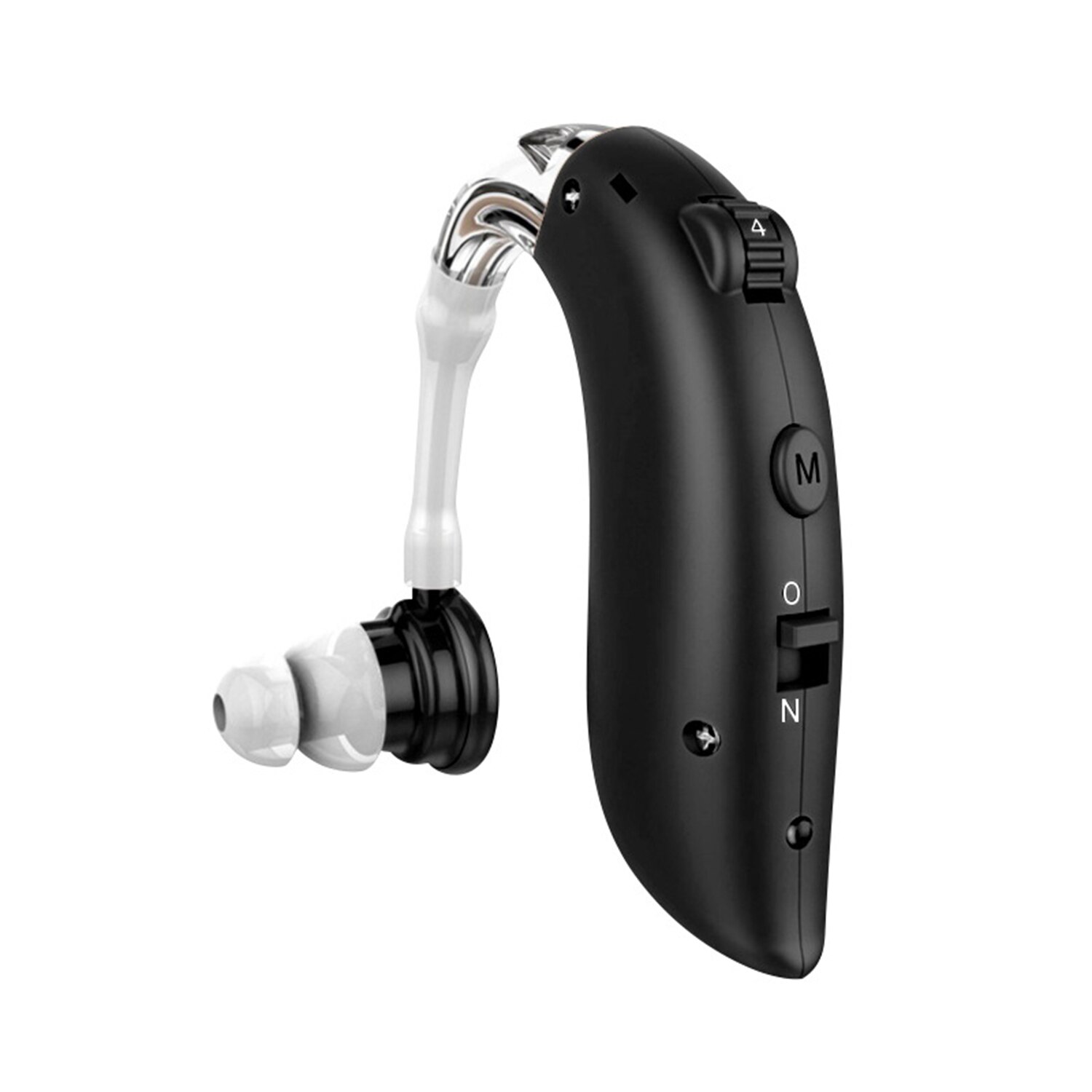 Prothèse auditive Bluetooth Rechargeable, appareil d&#39;aide auditive pour personnes âgées et adultes, soins de santé, perte d&#39;audition, suppression du bruit: Black-US plug