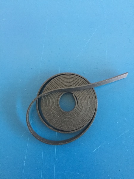 1m/5m/10m Conductive rubber strip Conductive rubber strip square 8.0x1.5 graphite nickel plated electromagnetic shielding
