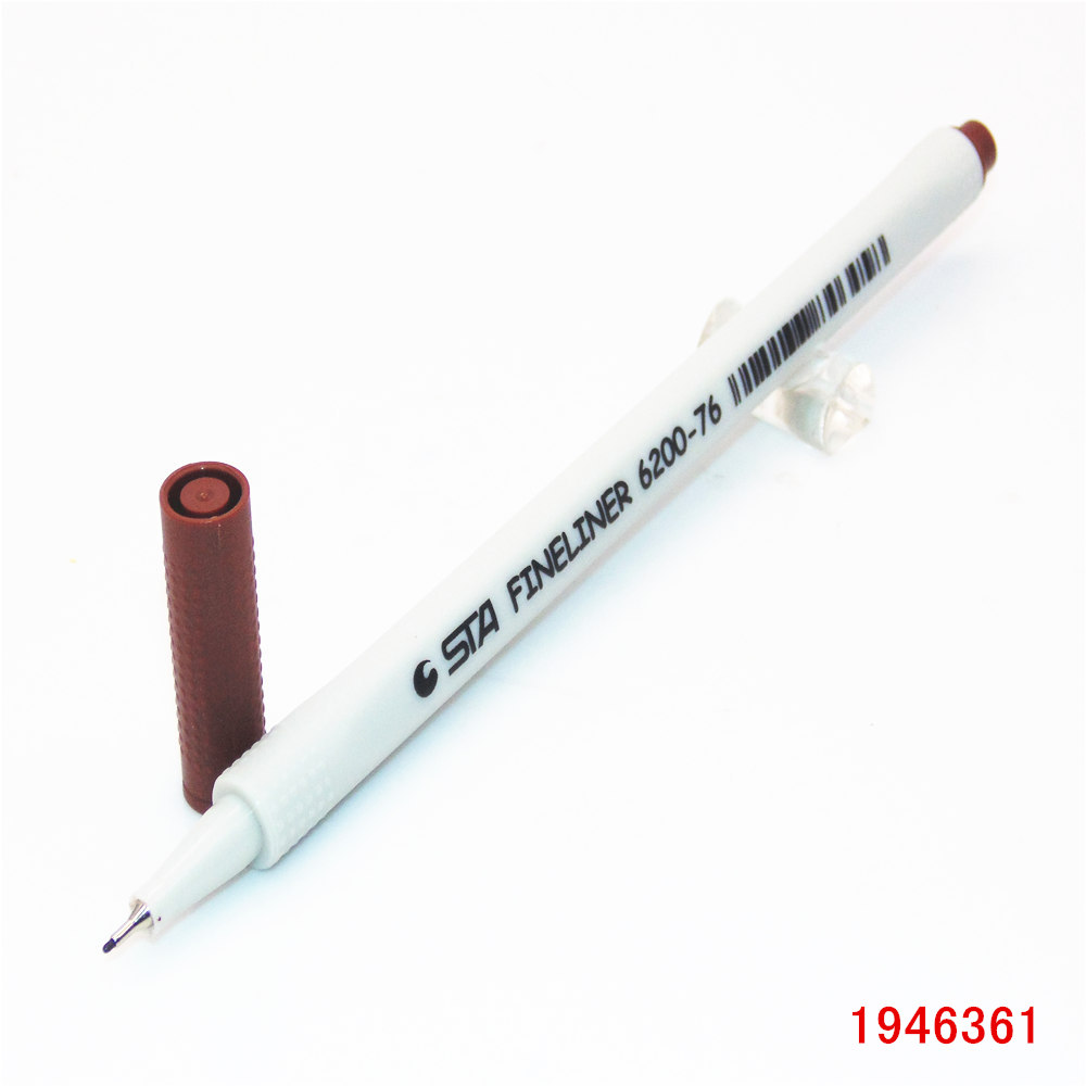 0.4mm 18 farger fine liner penner superfine tusj penn kunst tegnepenn for barn graffiti krok fiber penn: 76