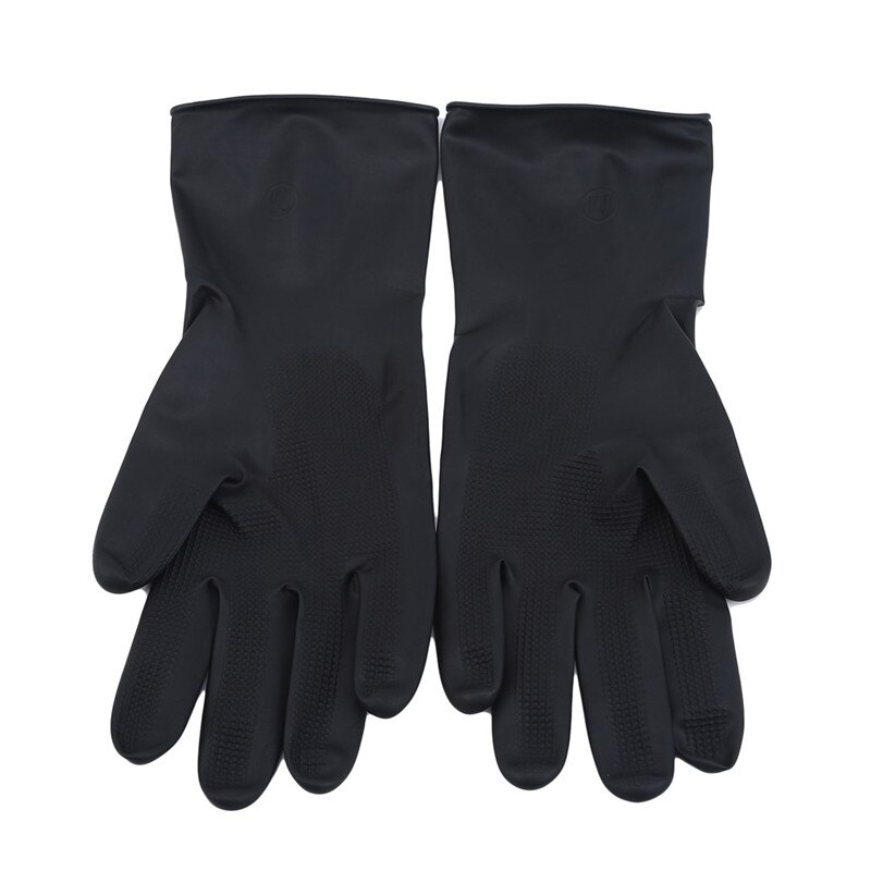 Guantes antideslizantes de peluquería para salones de belleza, guantes de goma gruesos para el cabello, guantes teñidos para el cabello, herramientas de duradero para cuidado del cabello 1 par: s