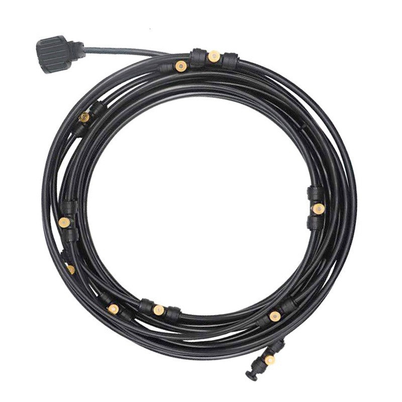 Misting System, Outdoor Misting Cooling System With Misting Tube, For Garden Patio Greenhouse And Trampoline