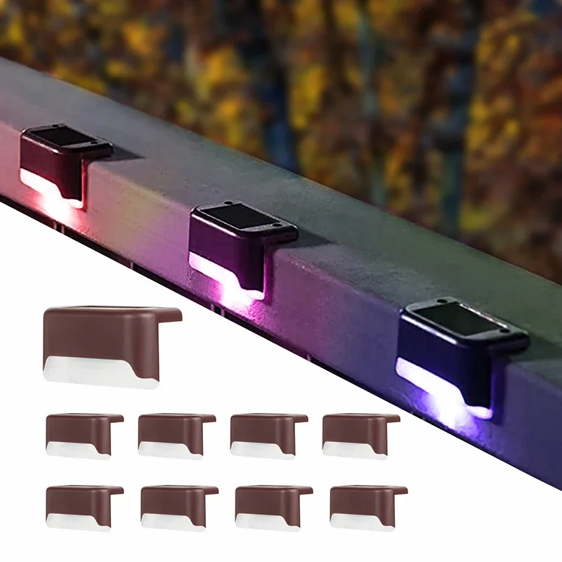 Lampy solarne LED Ogród na zewnątrz Balkon Klatka schodowa Ogrodzenie Balustrada Światła Dziedziniec Wodoodporne słoneczne zewnętrzne dekoracyjne kinkiety: ROSE