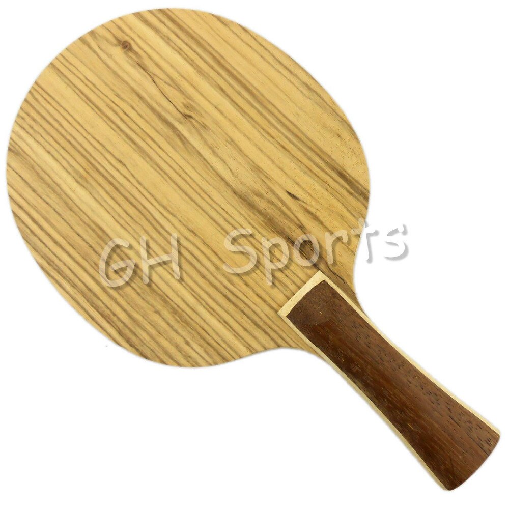 Sanwei  b6 zebra  b 6 b-6 5- playwood loop+attack off bordtennis klinge til pingpongketcher