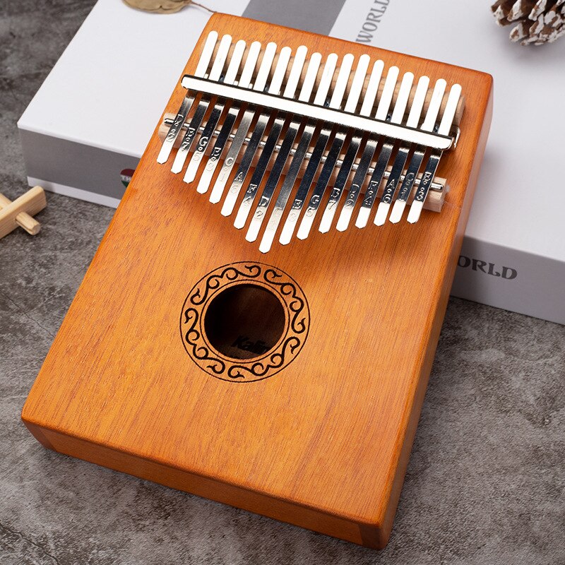 kalimba 17 key mahogany thumb piano mbira musical ... – Vicedeal