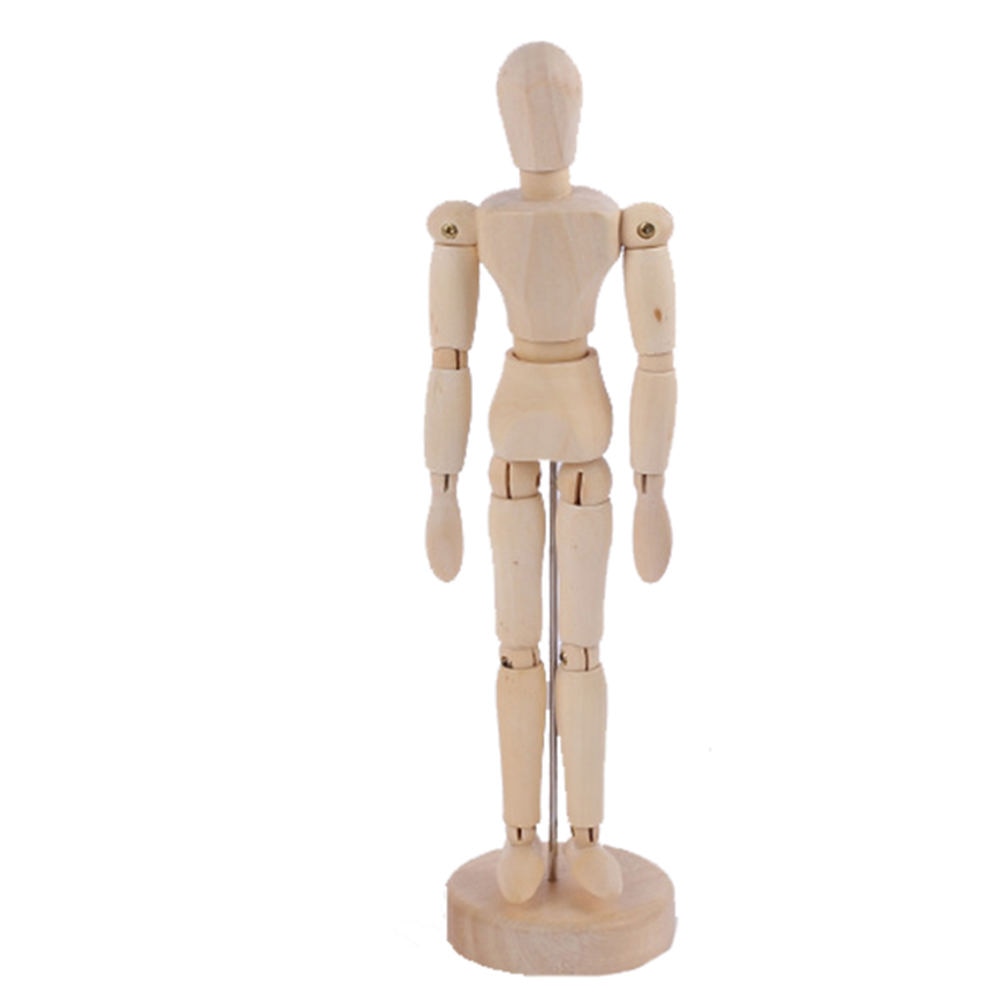 Figura articulada de madera para artista, maniquí para pintar, dibujo, boceto, decoración, 1 unidad