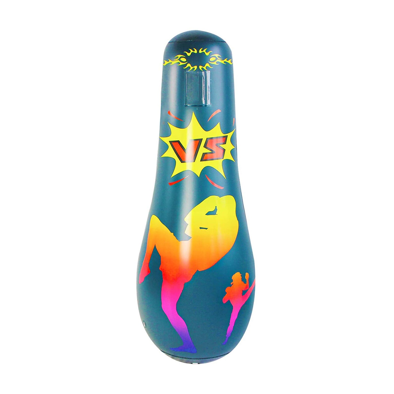 Saco de boxeo inflable para adultos, bolsa de boxeo de pie para ejercicio y alivio del estrés para entrenamiento de fuerza de 160cm: B